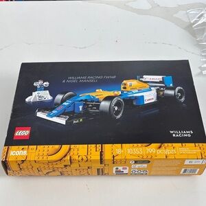NEW LEGO Williams Racing FW14B Set - Blue and Yellow